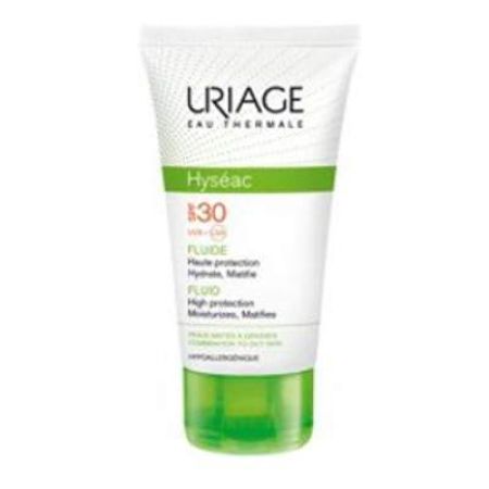 Fluid pentru protectie contra soarelui, Hyseac SPF 30, 50 ml, Uriage