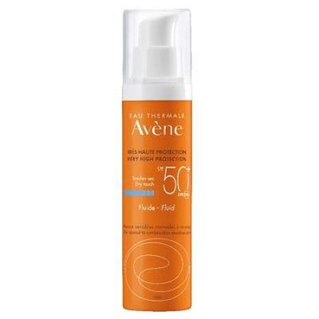 Fluid pentru piele normala si mixta SPF 50+, 50 ml, Avene