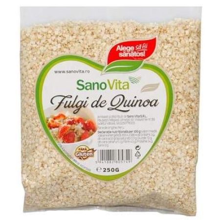 Fulgi de quinoa, 250g, Sanovita