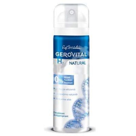 Gerovital H3 63800 deodorant antiperspirant natural, 40ml, Farmec