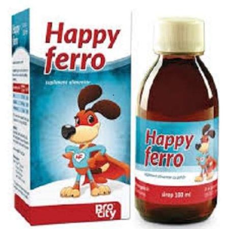 Happy Ferro Sirop, 100ml, Fiterman Pharma