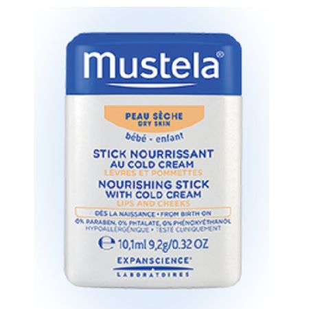 Hydra stick cu cold cream pentru piele uscata, 10 g, Mustela