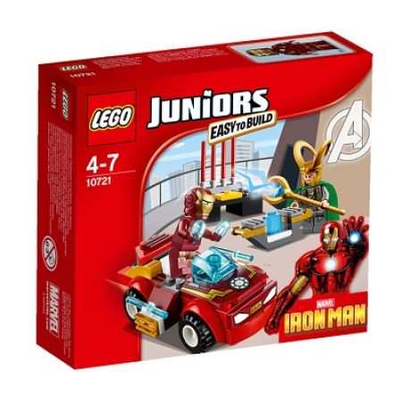 Iron Man contra Loki, 4-7 ani, L10721, Lego Juniors