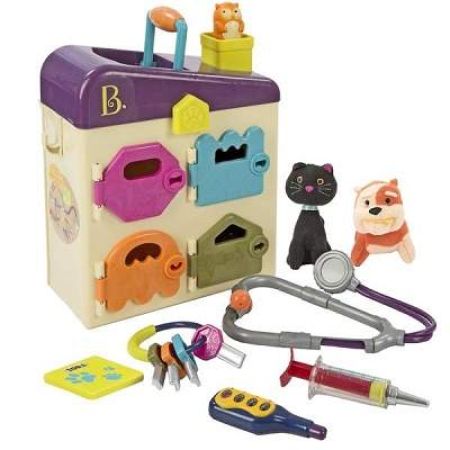 Joc Clinica veterinara cu 4 cabinete, B.Toys