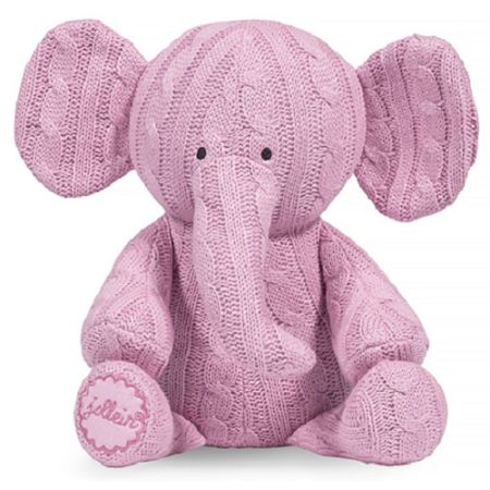 Jucarie crosetata Elefantel roz, Jollein