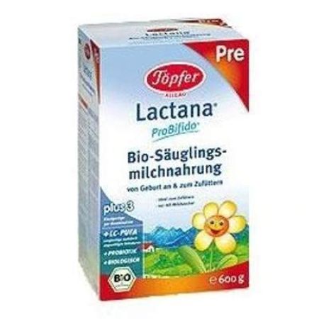 Lapte Bio Lactana Formula Pre, Gr. 0 luni, 600 g, Topfer