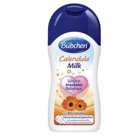 Lapte de corp Bio cu galbenele, 200 ml, Bubchen