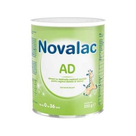Lapte praf formula - AD, 0-36 luni, 250 g, Novalac