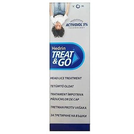 Lotiune tratament impotriva paduchilor Hedrin Treat and Go, 50 ml, Thornton