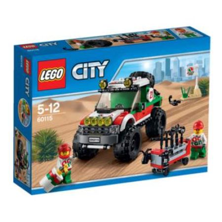 Masina de teren 4x4 City, 5-12 ani, L60115, Lego