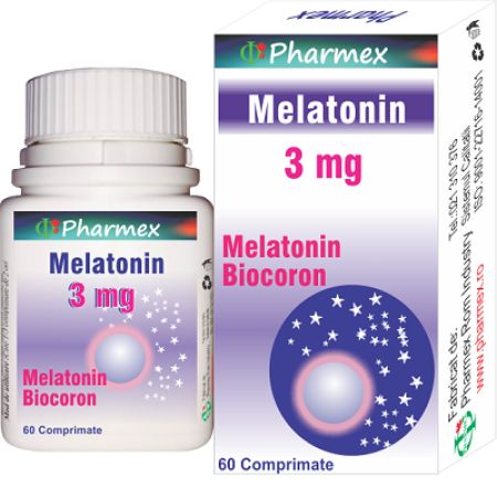Melatonina, 60 comprimate, Pharmex