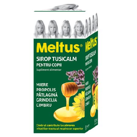 Meltus sirop Tusicalm pentru copii, 100 ml, Solacium Pharma