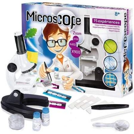 Microscop Kit 15 Experimente, +8 ani, Buki