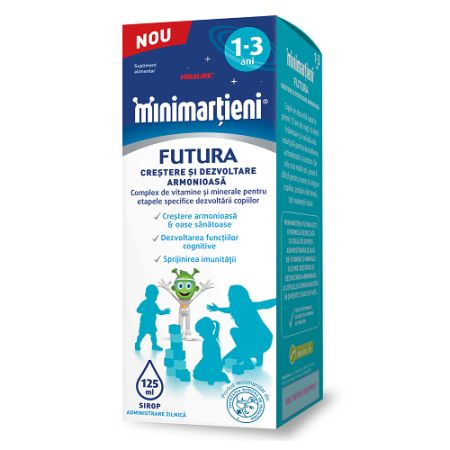 Minimartieni Futura, 1-3 ani, 125 ml, Walmark