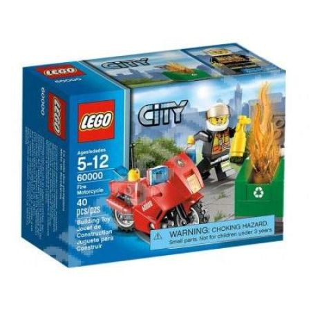 Motocicleta de pompieri City 5-12 ani, L60000, Lego