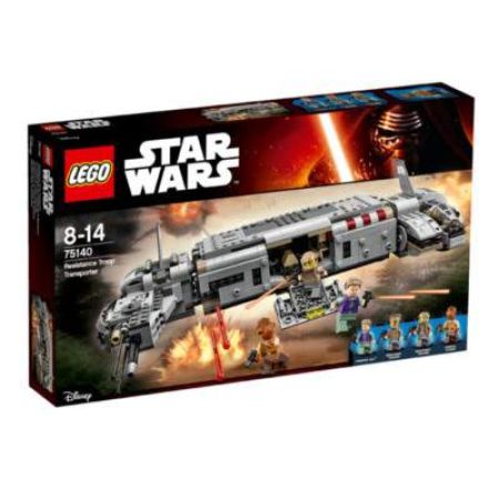 Nava de transport a trupelor de rezistenta Star Wars, 8-14 ani, L75140, Lego
