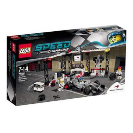 Oprirea la boxe McLaren Mercedes Speed Champions, 7-14 ani, 75911, Lego