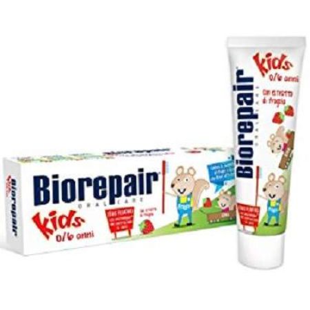 Pasta de dinti Biorepair Kids, 0 - 6 ani, 50 ml, Biorepair