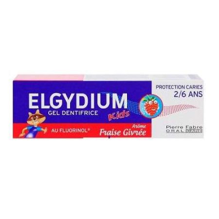 Pasta de dinti gel cu aroma capsuni, 2-6ani, Elgydium Clinic