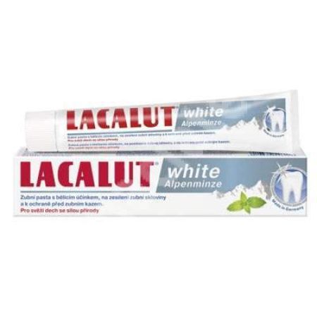 Pasta de dinti Lacalut White Alpenminze si periuta Cadou, 75 ml, Zdrovit