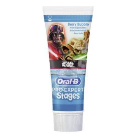 Pasta de dinti pentru copii Berry Bubble Stages Star Wars, 75 ml, Oral-B