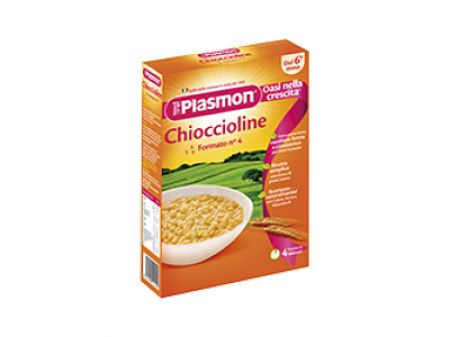 Paste Chioccioline in forma de melcisori, +6 luni, 340 gr, Plasmon