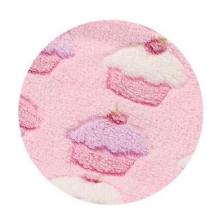 Paturica microfibra cu doua fete roz, 75x100 cm, 1403/01, Babyono