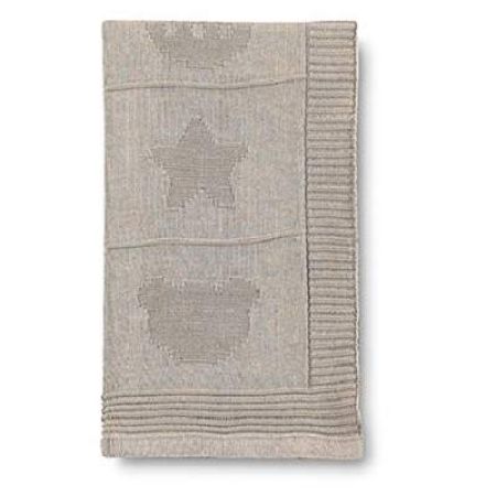 Paturica tricotata bumbac, +0 luni, 95x95 cm, Pirulos