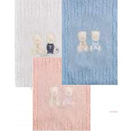 Paturica tricotata Ursuleti, +0luni, 70x80cm, Andy & Helen