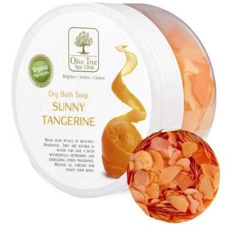 Petale de sapun Sunny Tangerine, 80g, Olive Tree Spa Clinic