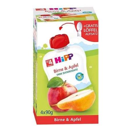 Piure Bio din para si mar Fruit Fun, +12luni, 4x90 g, Hipp