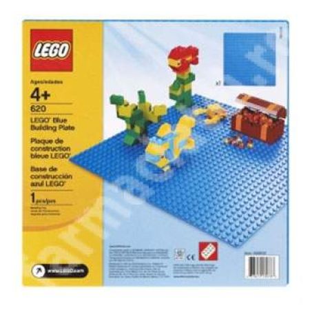 Placa albastra +4 ani,  25x25 cm, L620, Lego