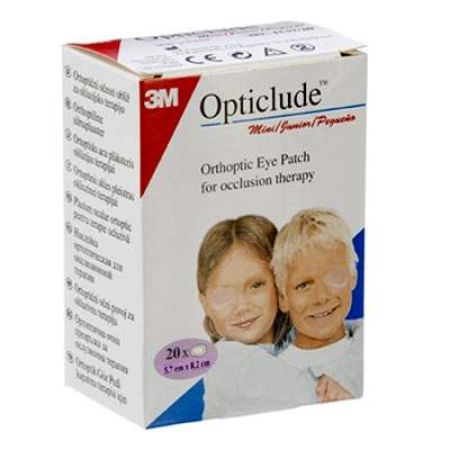 Plasture ocular pentru terapia ocluziva, Opticlude, 5.7x8.2 cm, 20 bucati, 3M