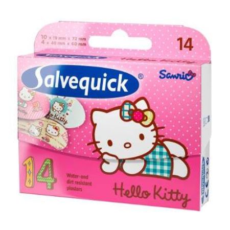 Plasturi pentru copii Hello Kitty, 14 bucati, Salvequick