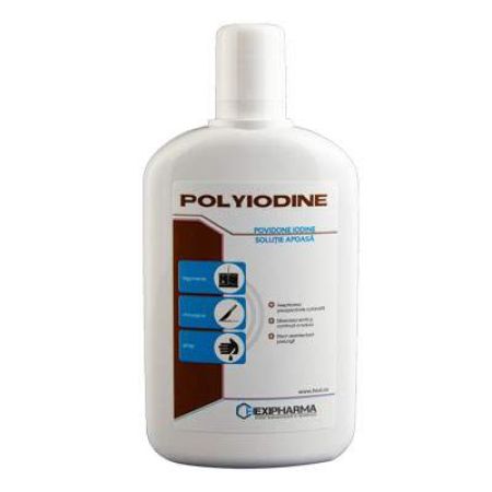 Polyiodine solutie antiseptica, 150 ml, Hexi Pharma