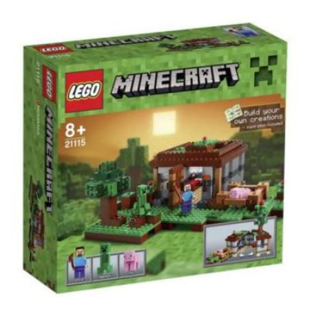 Prima noapte Minecraft, +8 ani, L21115, Lego