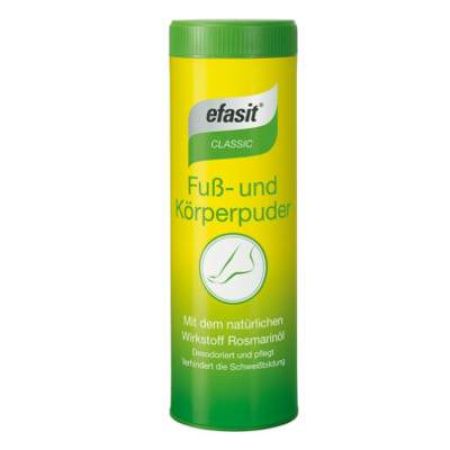 Pudra deodoranta activa pentru picioare si corp, 75 g, Efasit