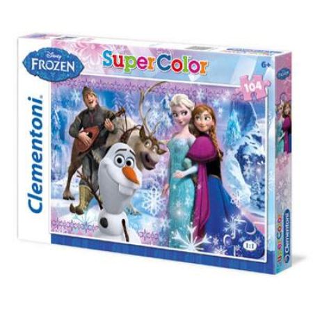 Puzzle Frozen Regatul de Gheata, 104 piese, CL27912, Clementoni