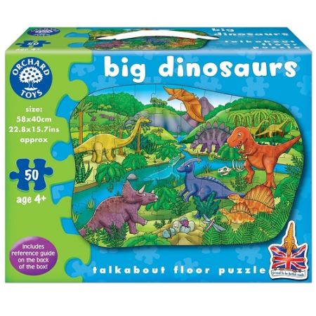 Puzzle gigant de podea Dinozauri, Orchard