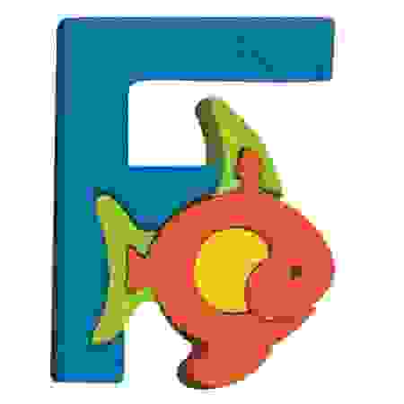 Puzzle, litera F, 11311, Fauna