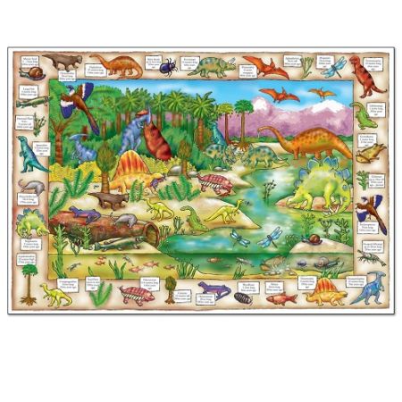 Puzzle Lumea Dinozaurilor, 272, Orchard Toys