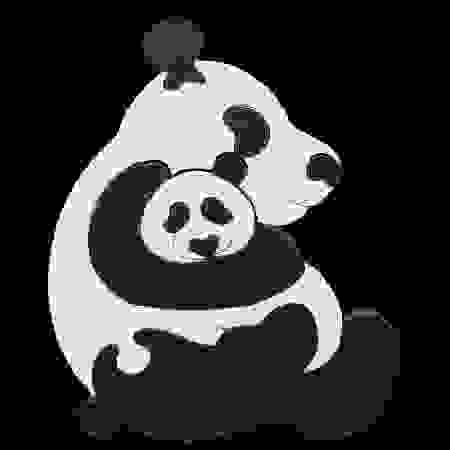 Puzzle Maxi, Familia Panda, 10075, Fauna