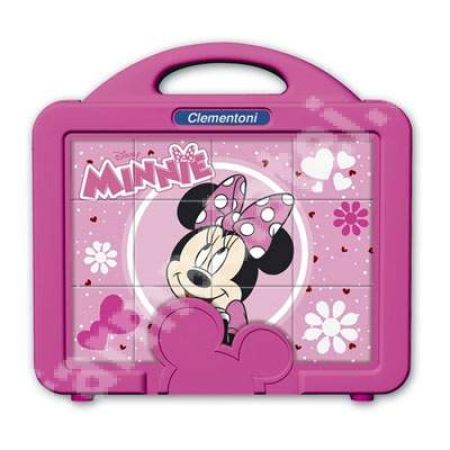 Puzzle Minnie, 12 cuburi, CL41340, Clementoni