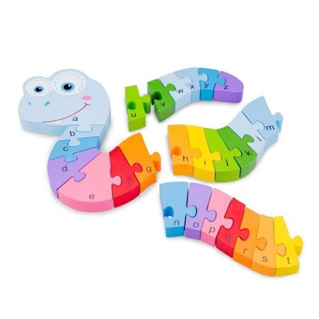 Puzzle Sarpe Alfabet, New Classic Toys
