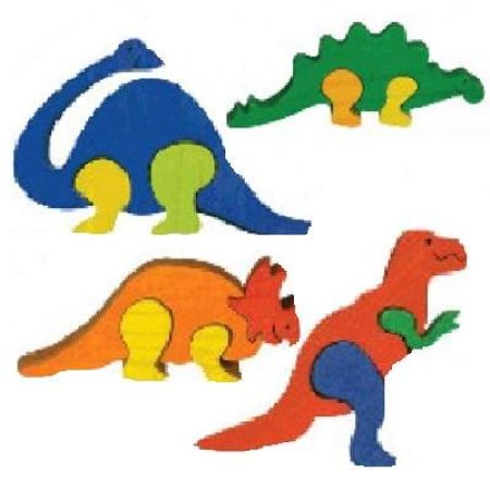 Puzzle, Set Mini Dinozauri, 11207, Fauna