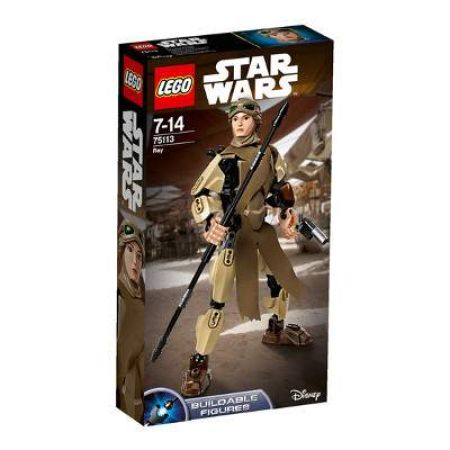 Rey Star Wars, 7-14 ani, L75113, Lego 