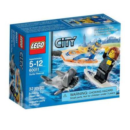 Salvarea surferului City 5-12 ani, L60011, Lego   