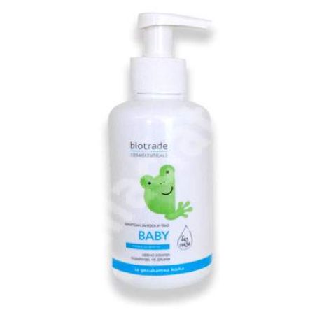 Sampon pentru par si corp Baby, 250 ml, Biotrade