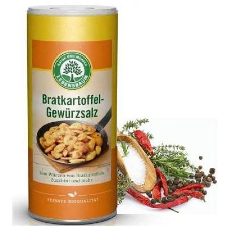 Sare condimentata cu vegetale pentru cartofi prajiti bio, 125 g, Lebensbaum