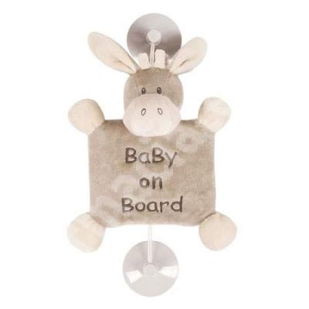 Semn de avertizare Baby on Board Donkey, 211277, Nattou